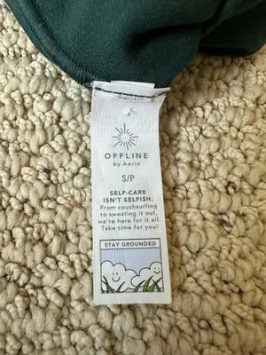 OFFLINE Aerie Leggings Flare by Real Me High-Rise Sage thumbnail 4