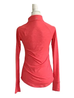 Ideology Coral Pink Mock Neck Front Zipper Pockets Athletic Jacket Top Size XS thumbnail 6