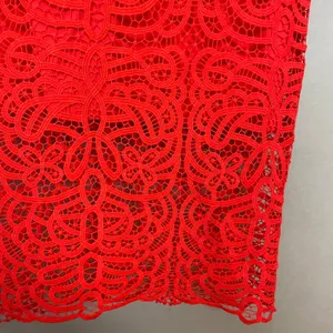 B. Smart Lace Dress Orange Spaghetti Straps Summer Sheath Bright Colorful Sz 14 thumbnail 14