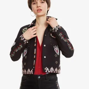 Desigual Ferrara Embroidered Embellished Jacket thumbnail 1