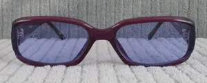 New Divine Eyewear Pandora Purple/Clear Purple Sunglasses NWT thumbnail 1
