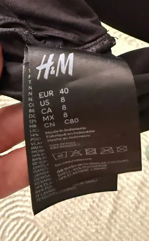 H&M one should black bikini top thumbnail 5