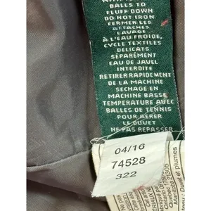 Lauren‎ Ralph Lauren Womens Taupe Down Filled Puffer Toggle Parka Coat Large thumbnail 14