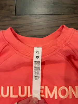New With Tags Lululemon Scuba Oversized Pullover Sz M/L thumbnail 7