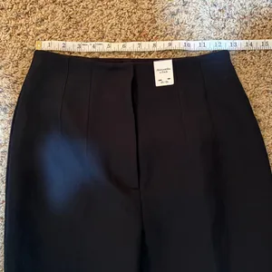 NEW Abercrombie & Fitch Slim Straight Tailored Trouser Pants Black Size 25 thumbnail 12