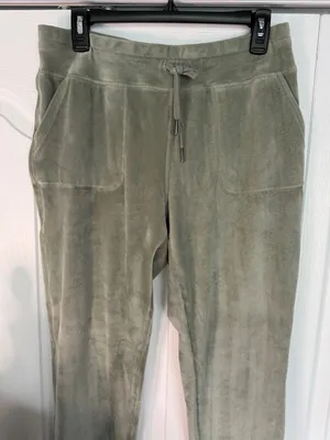 32 Degrees Heat Women's Olive Green Velour Jogger Set thumbnail 3