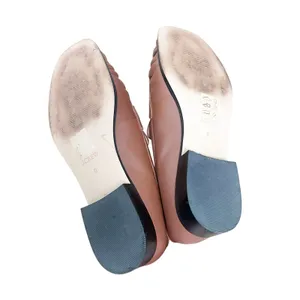 J. Crew Brown Leather Maison Ruched Loafers Sz 9 thumbnail 5