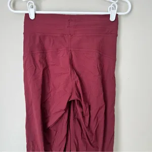 Lululemon Burgundy Maroon Dance Studio Jogger Pants Size 2 thumbnail 6
