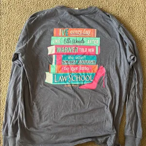 Jadelynn Brooke Gray Long Sleeve Women’s Shirt thumbnail 2