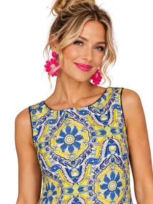 Y2K Betsey Johnson Sleeveless Shift Mini Dress Women's 6 Cocktail Party Twee NWT thumbnail 3