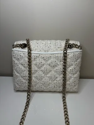 Kate Spade Natalia Sequin Tweed Medium Flap Crossbody Shoulder Bag thumbnail 2
