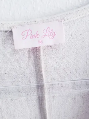 Pink Lily Cream Button Vest thumbnail 7
