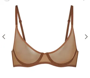 Ultra Fine Mesh Scoop Bra thumbnail 2