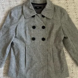 Mossimo Grey Double Breasted Peacoat Size M thumbnail 2
