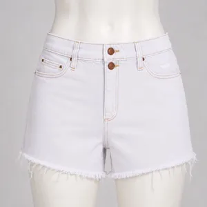 Universal Thread Women Vintage Midi‎ Shorts Size 12/31 Raw Hem Distressed Light thumbnail 1