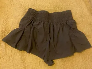 Free People Fp Movement Get Your Flirt On Shorts in size XS Olive Green thumbnail 5