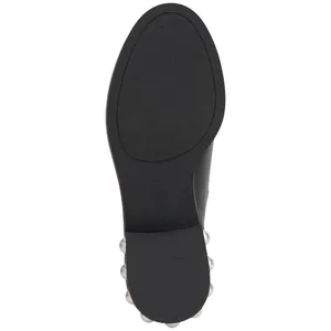 NWT On 34th Womens Jeovana Pearl Chelsea Booties 10019682400 Black Smooth 5.5M thumbnail 5