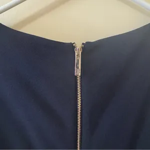 Tommy Hilfiger Navy White Fit & Flared Scuba Dress Size 10 thumbnail 5
