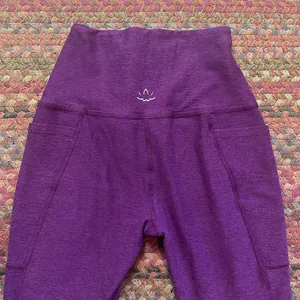 Beyond Yoga Space Dye Purple Side Pocket Leggings thumbnail 6