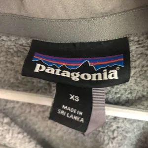 Patagonia Women's Better Sweater 1/4-Zip Fleece Sweatshirt Birch White Grey XS thumbnail 4