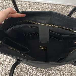 Dagne Dover Signature Tote in Onyx Black thumbnail 8