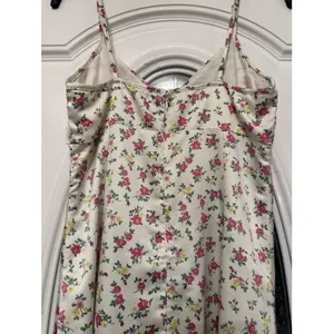 Aeropostale Mini Dress Medium White Ivory Pink‎ Floral Y2K thumbnail 5