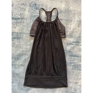 Lululemon No Limits Black / Wee Are From Space Black Cashew Tank Top Size 4 thumbnail 5