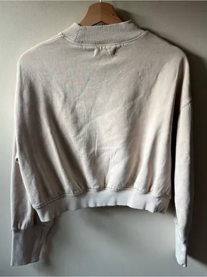 We The Free “Nikki” Cropped Cream Sweatshirt thumbnail 8