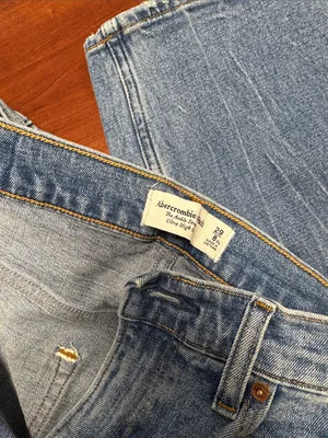 Abercrombie and fitch ankle straight jeans 8 extra long // 091850 thumbnail 2
