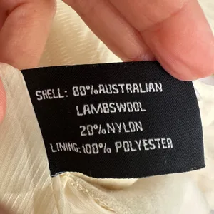 George Simonton vintage lambswool cream ivory preppy winter peacoat y2k 6‎ thumbnail 5