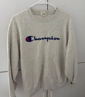 Gray Champion crewneck sweatshirt #champion #athletic thumbnail 1