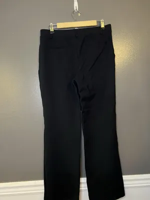 Quince Pants Womens Petite Large Navy Ponte Bootcut Pull On Stretch Work Office thumbnail 5