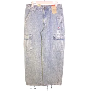 NWT Levi's 94 Baggy Cargo‎ Jeans 27x30 Mid Rise Loose Straight thumbnail 5