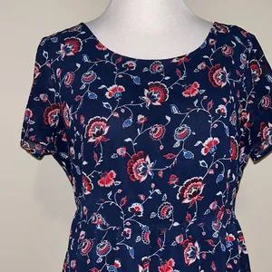 5/$30 🎈 Old navy women’s medium‎ babydoll floral dress thumbnail 2