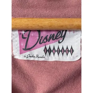 Disney Vintage 2006 Women’s Dusty Rose Pink Mickey Las Vegas V-Neck Tee Size S thumbnail 5