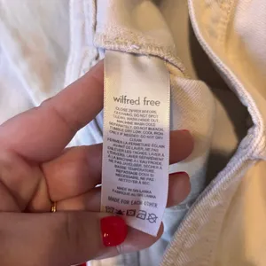 Wilfred Free Aritzia‎ Ivory Utility Pants Size 2 High Rise Straight Leg thumbnail 5