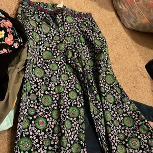 Free‎ people wide leg floral boho pants L thumbnail 6