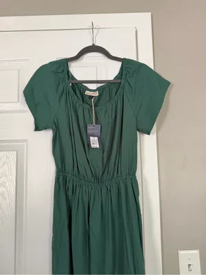 Universal Threads Teal Green Cut out Detail Maxi Dress thumbnail 2