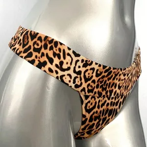 Victorias Secret Nwt M Natural Leopard Brazilian Swim Bikini Bottom thumbnail 3