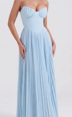 Almond Muse Siena Dress Blue thumbnail 1