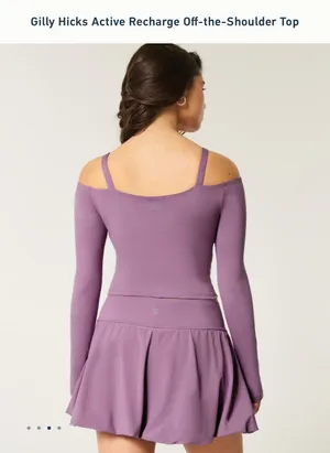 Gilly Hicks Active Recharge Off-the-Shoulder Top - XS thumbnail 4