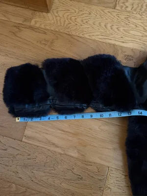 NWOT - 8 -LOLA THE BOY Black Faux Fur & Leather Jacket- Women's Stylish perfecto thumbnail 10