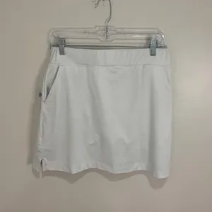 Kyodan Golf Women White Active Skort Size M Built-in Shorts Pockets Athletic thumbnail 2