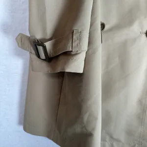 RZ Rachel Zoe Tan Khaki Double Breasted Trench Coat Jacket Womens XL Lined thumbnail 5