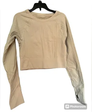Joy Lab compression cropped long‎ sleeve no size thumbnail 1
