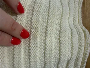 Barbour Pima Cotton Linsi Knit Cream Sweater Sz 12 thumbnail 8