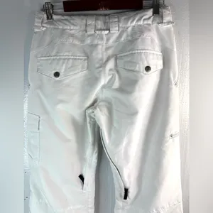 b360 S Athletic Women's White Ski Snow Pants thumbnail 3