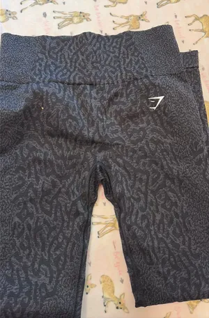 Gymshark Leggings Cheetah Print Black thumbnail 1