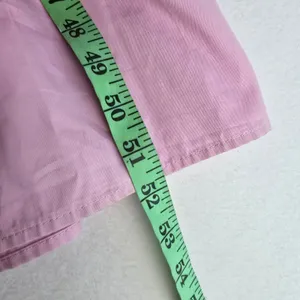 Zara Pink Poplin Cotton Ruched Tiered Maxi Dress Smocked Back Womens Size Medium thumbnail 8