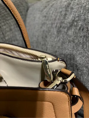 Kate Spade Bungalow Large Satchel - Tan Leather with Dust Bag thumbnail 5